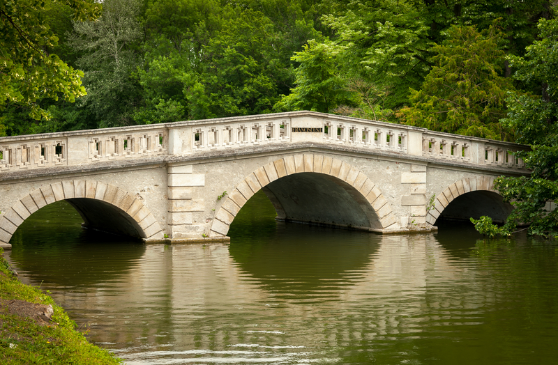 Stone Bridge in Laxenburg Palace Park Stone Bridge in Laxenburg Palace Park